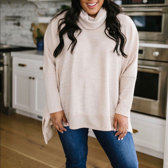 Night Owl Brushed Knit Cowl Neck Top - Picture 3 of 9